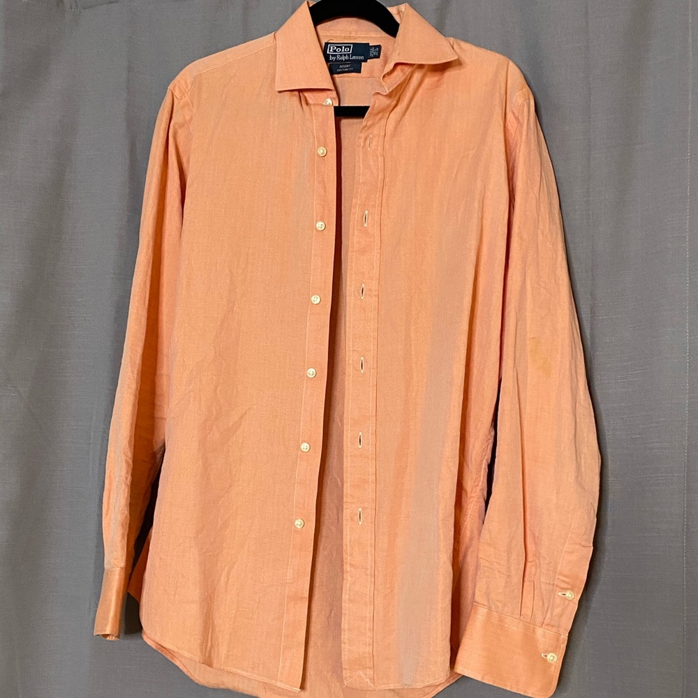 Orange Polo by Ralph Lauren Dress Shirt